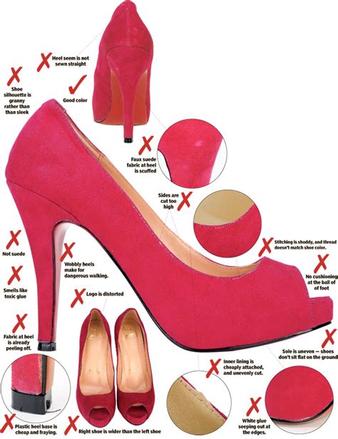 How to spot a fake Christian Louboutin .